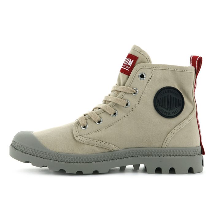 Bottes Palladium Pampa Hi Dare Femme Kaki | FR XYD721U